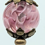 Decorative Purple Dangle Earrings image 3