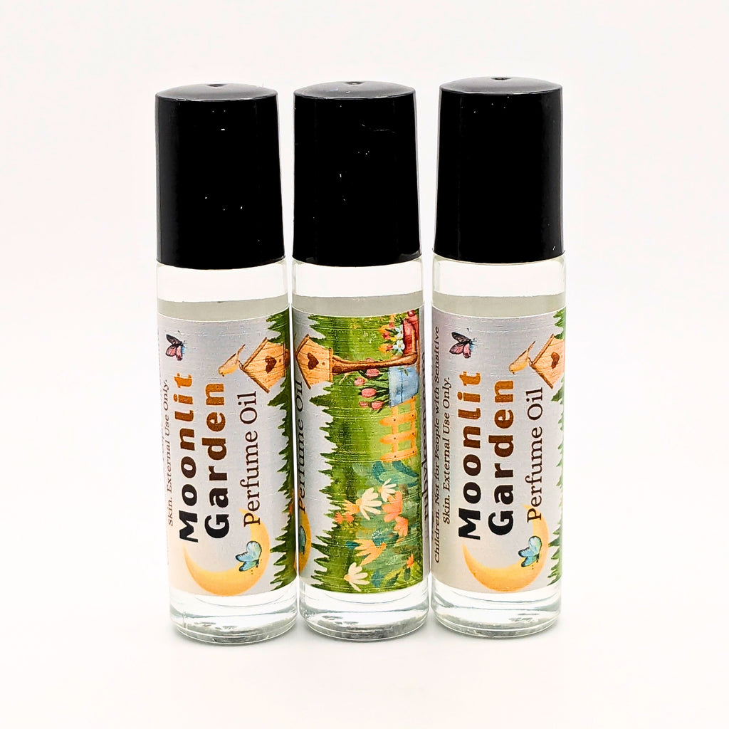 Moonlit Garden Perfume Oil | Floral Citrus Fragrance | Lavender, Rose & Jasmine image 4