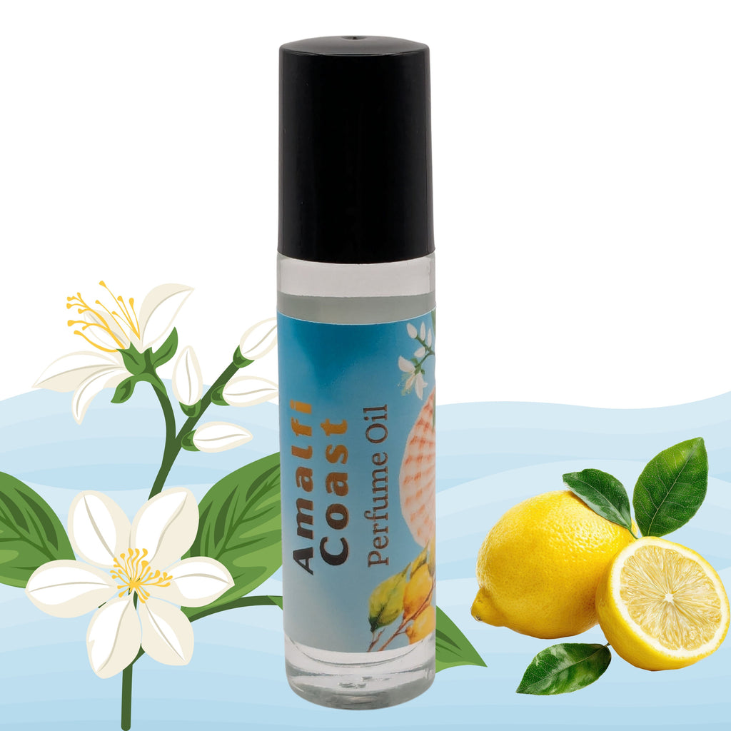 Amalfi Coast Perfume Oil | Citrus Sea Breeze Fragrance | 7 ml Roll On Perfume image 2