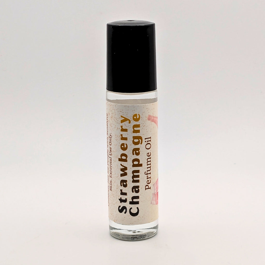 Strawberry Champagne Perfume Oil | Sweet Fruity Musk Scent | 7ml Rollerball image 5