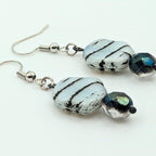 Zebra Stripe Dangle Earrings image 3