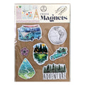 Travel Fridge Magnets – Road Trip Vacation Decor – Road Trip Kitchen Magnets image 0