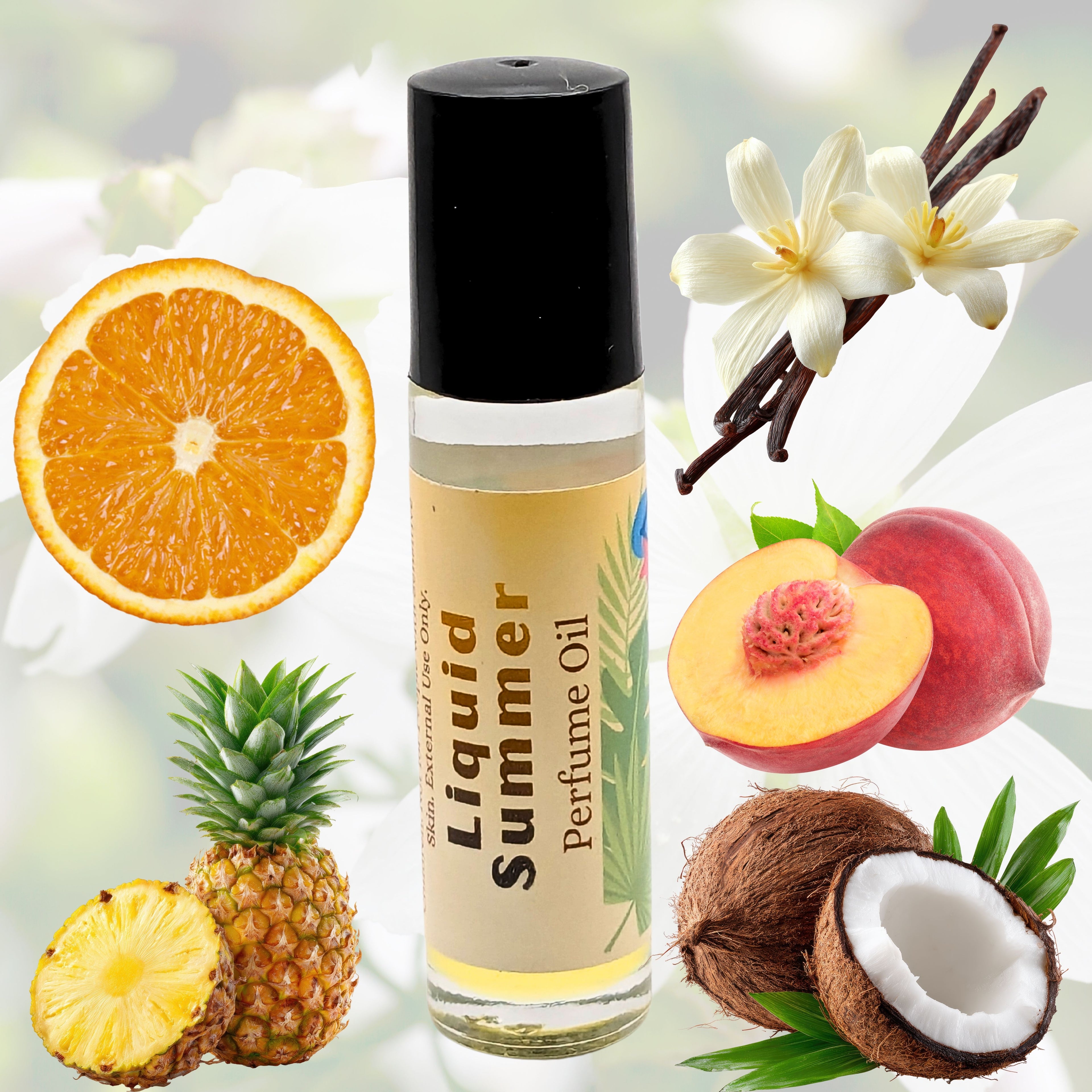 Beach Inspired Roll-On Perfume - Liquid Summer Perfume Oil | Tropical Perfume image 2