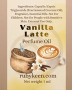 Vanilla Latte Perfume Oil | Coffee & Vanilla Fragrance | Espresso Scent Roll-On image 5