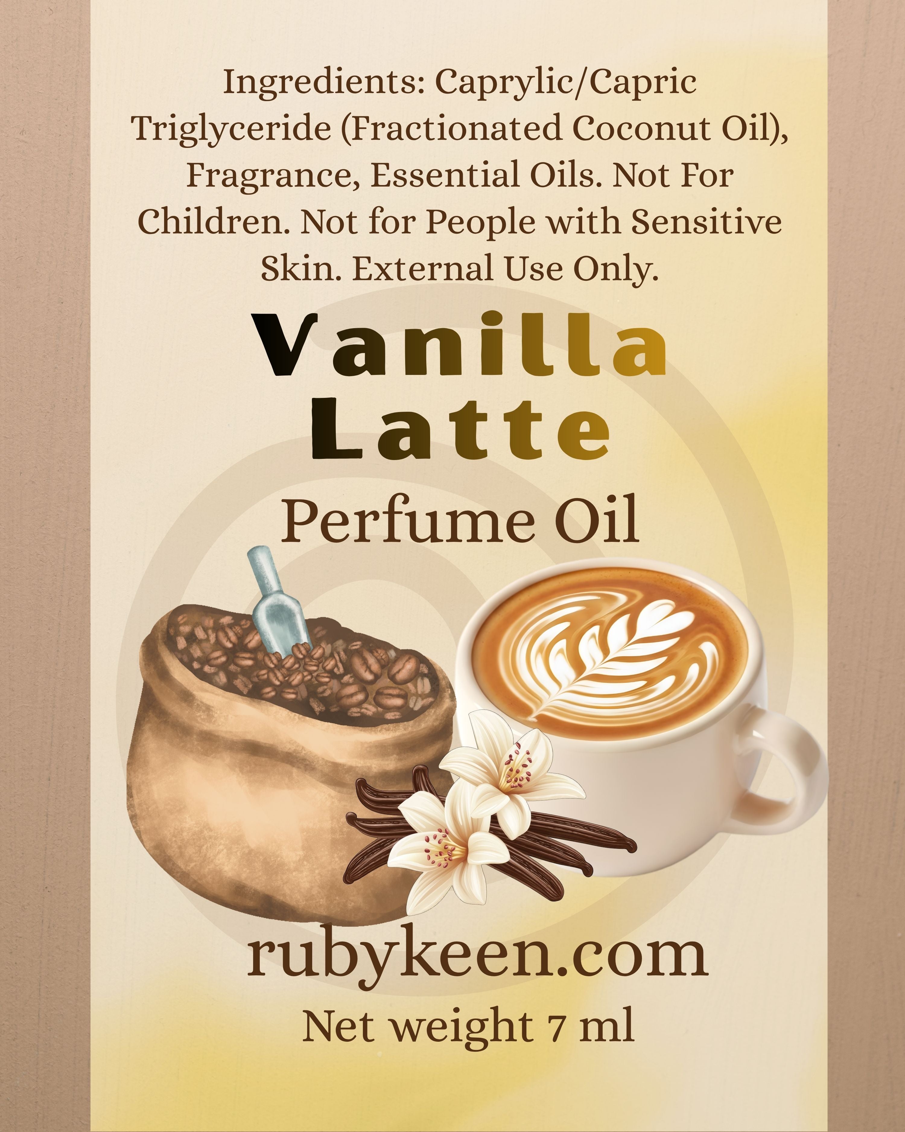 Vanilla Latte Perfume Oil | Coffee & Vanilla Fragrance | Espresso Scent Roll-On image 5