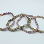 Gemstone Beaded Bracelets for Women Trendy Jewelry Boho 4 Stacked Set image 2