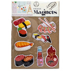 Sushi Themed Fridge Magnets Kitchen Decor Miniature Food Magnets image 0