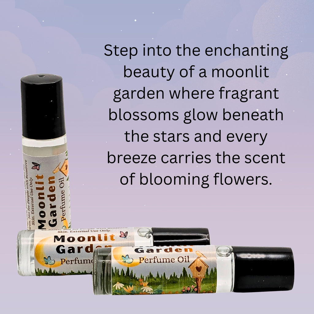 Moonlit Garden Perfume Oil | Floral Citrus Fragrance | Lavender, Rose & Jasmine image 1