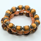 Beaded Bracelets for Women Jewelry Boho Beaded 3 Stacked Set image 3