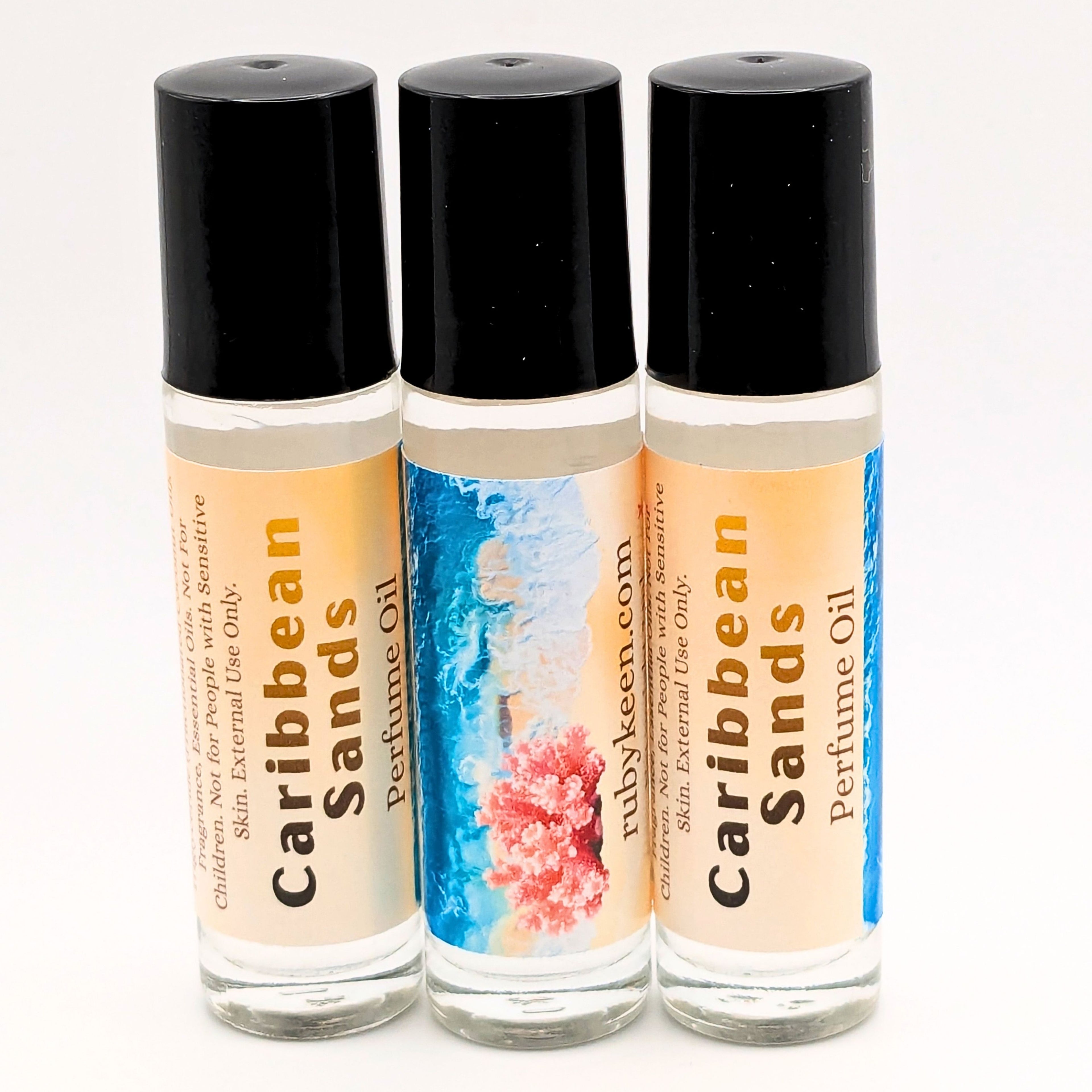 Caribbean Sands Perfume Oil | Tropical Fruit Fragrance | Tonka Bean Scent image 4