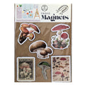 Nature Mushroom Fridge Magnets – Woodland Botanical Kitchen Decor image 0