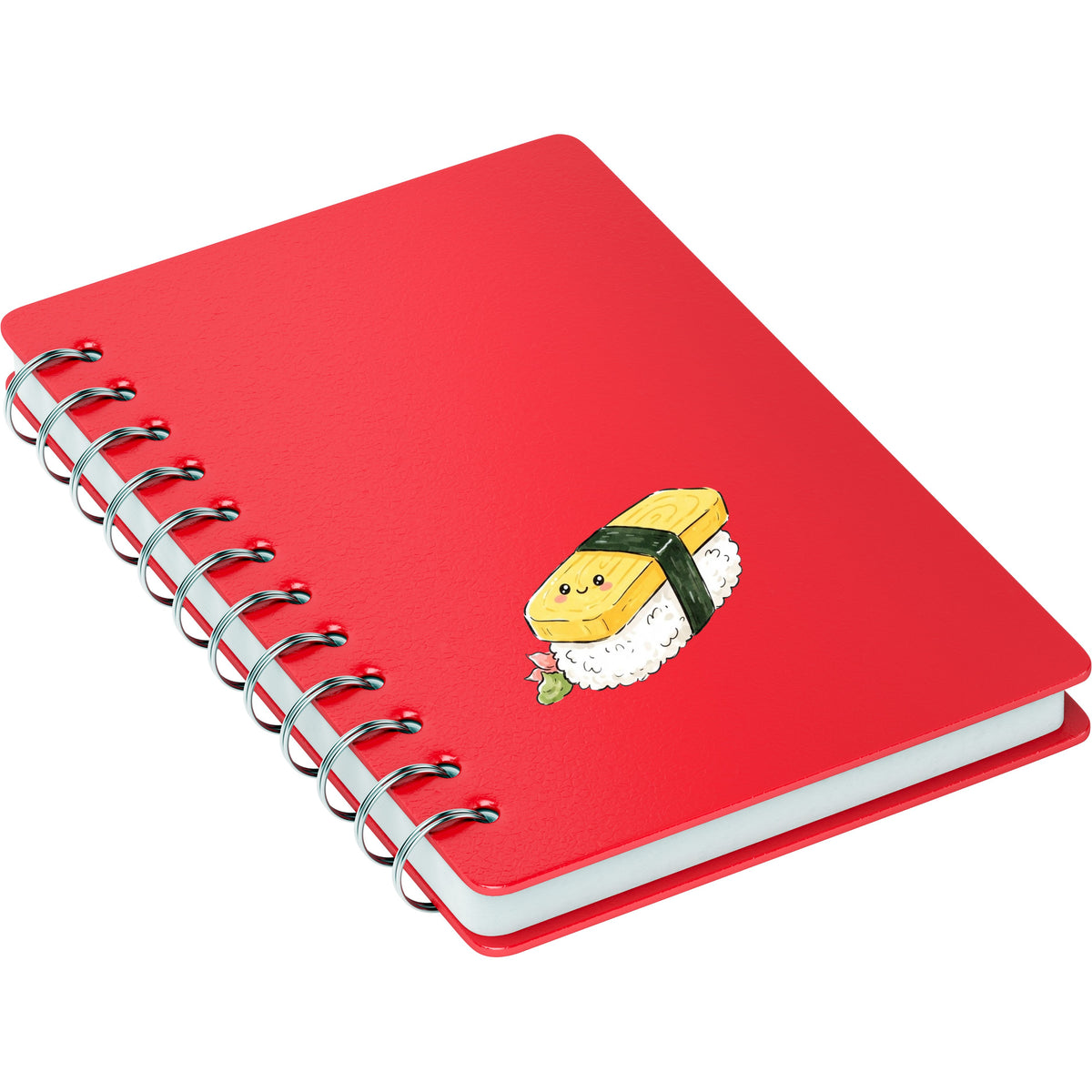Kawaii Tamago Nigiri Egg Sushi Die-Cut Sticker — Cute Japanese Food Waterproof Laptop Decal