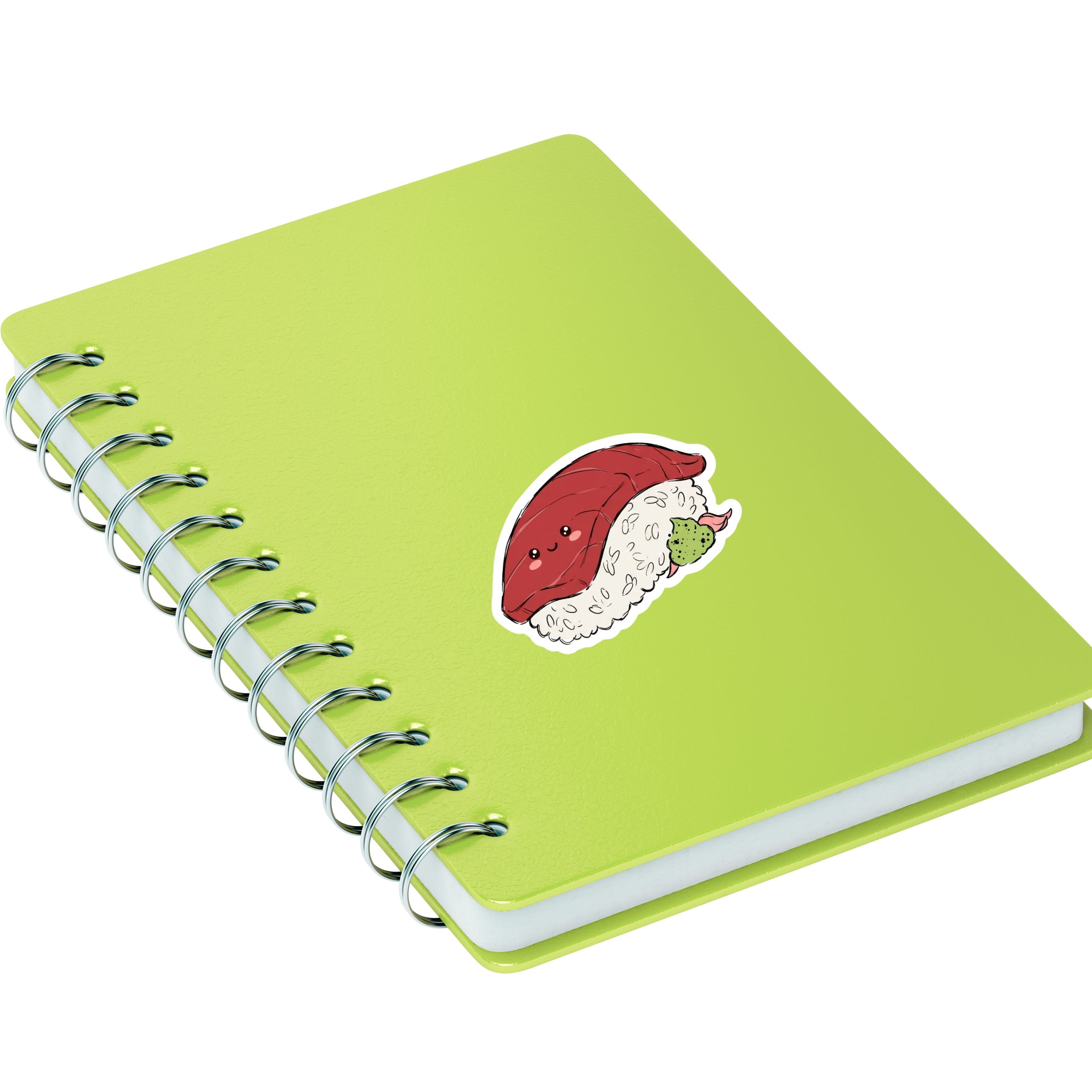 Kawaii Tuna Nigiri Die-Cut Sticker — Cute Sushi Waterproof Laptop & Water Bottle Decal