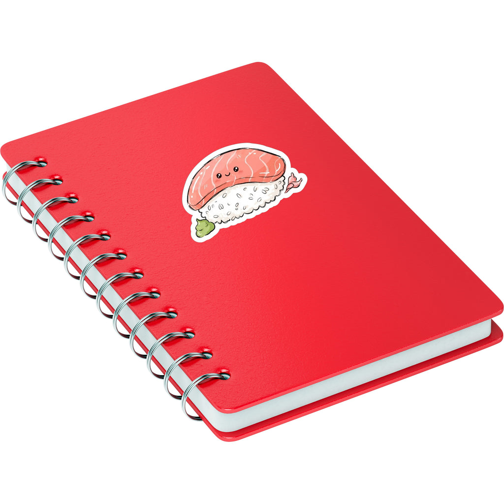 Kawaii Tuna Nigiri Die-Cut Sticker — Cute Sushi Waterproof Laptop Decal