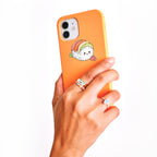 Kawaii Sushi Rainbow Roll Die-Cut Waterproof Sticker — Cute Smiling Nigiri Decal