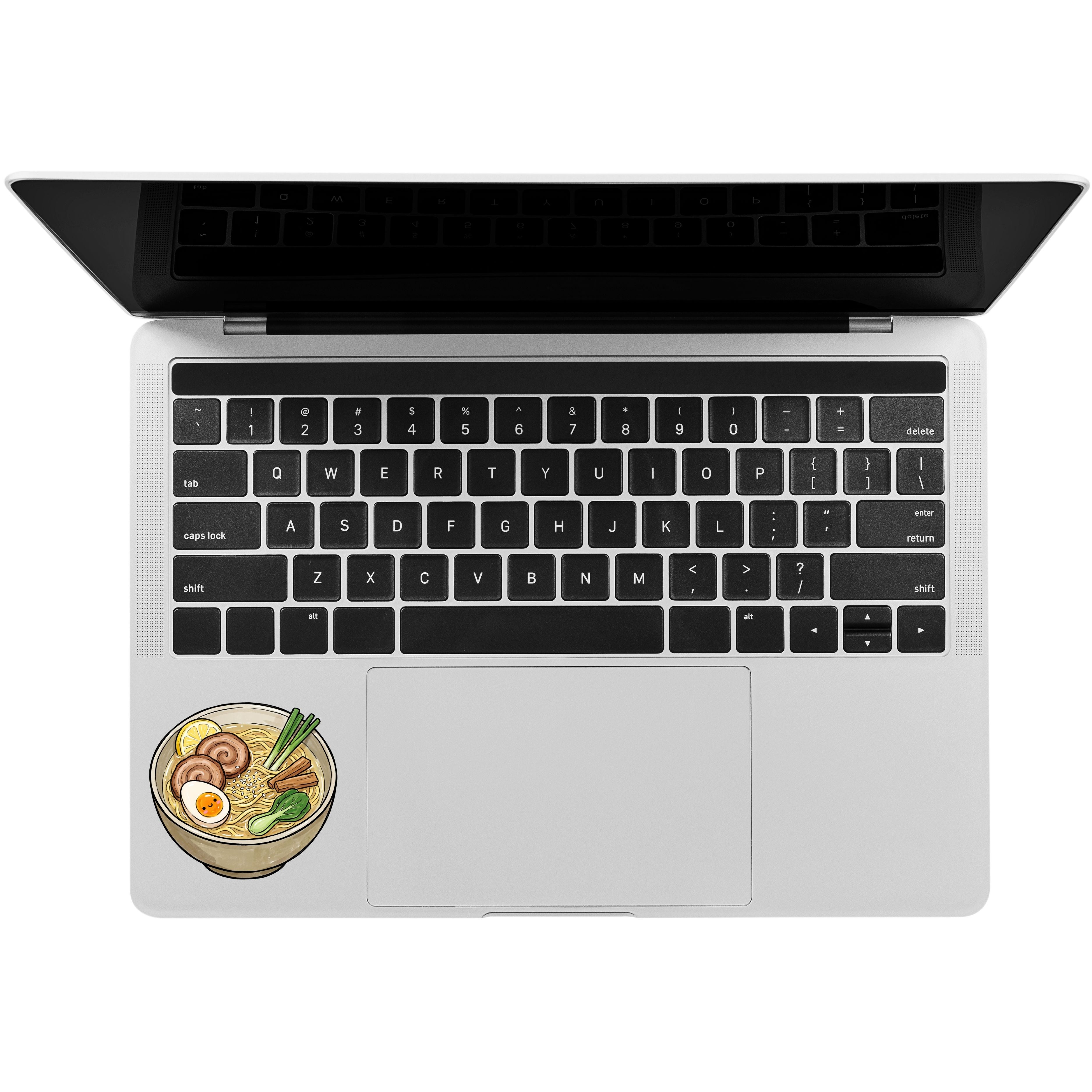 Sesame Ramen Bowl Sticker, Japanese Ramen Waterproof Decal, Beef & Egg Noodle Sticker, Japanese Food Gift, Foodie Sticker