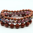 Beaded Bracelets for Women Jewelry Boho Beaded 3 Stacked Set image 0