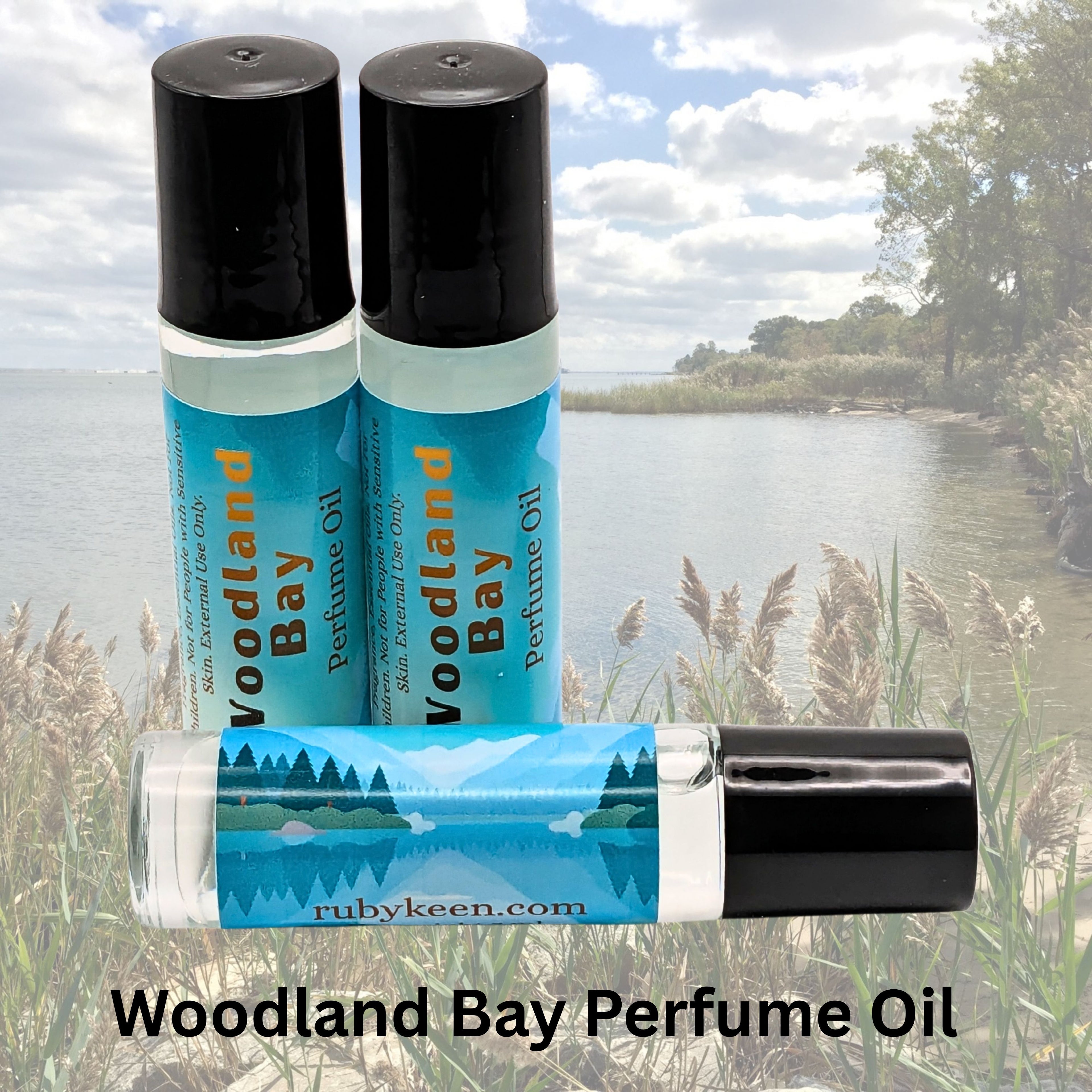 Woodland Bay Perfume Oil | Fresh Marine And Citrus Fragrance | Melon, Bergamot image 0