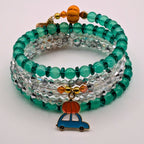 Traveling With Pumpkins Beaded Wrap Bracelet image 0