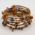 Elegant Fall Beaded Wrap Bracelet image 0