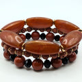 Beaded Bracelets for Women Jewelry Boho Beaded 3 Stacked Set image 0