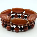 Beaded Bracelets for Women Jewelry Boho Beaded 3 Stacked Set image 0