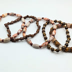 Mixed Beaded Bracelets for Women Jewelry Boho Beaded 5 Stacked Set image 1