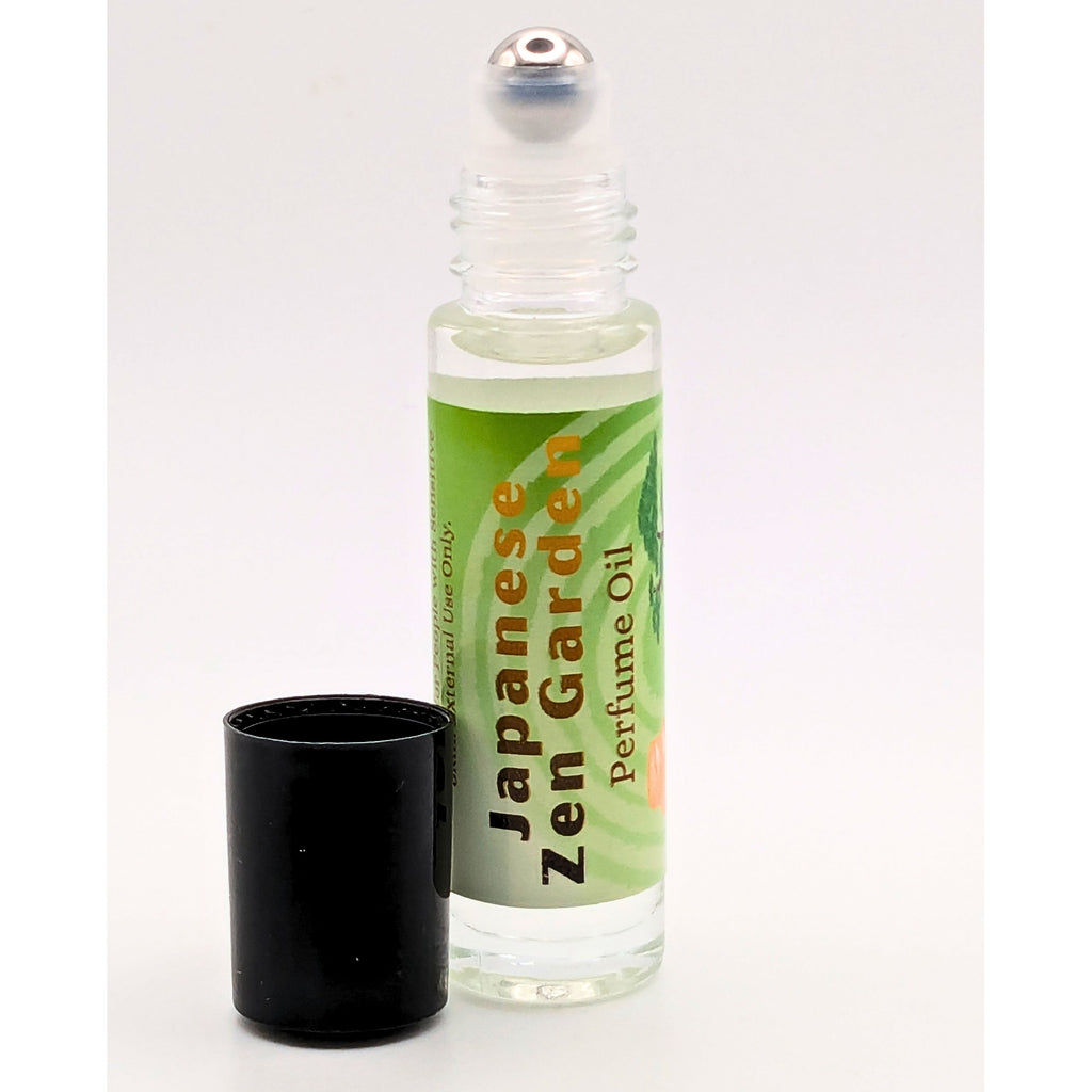 Japanese Zen Garden Perfume Oil | Fresh Green Tea Floral Scent | 7 ml Roll On image 4