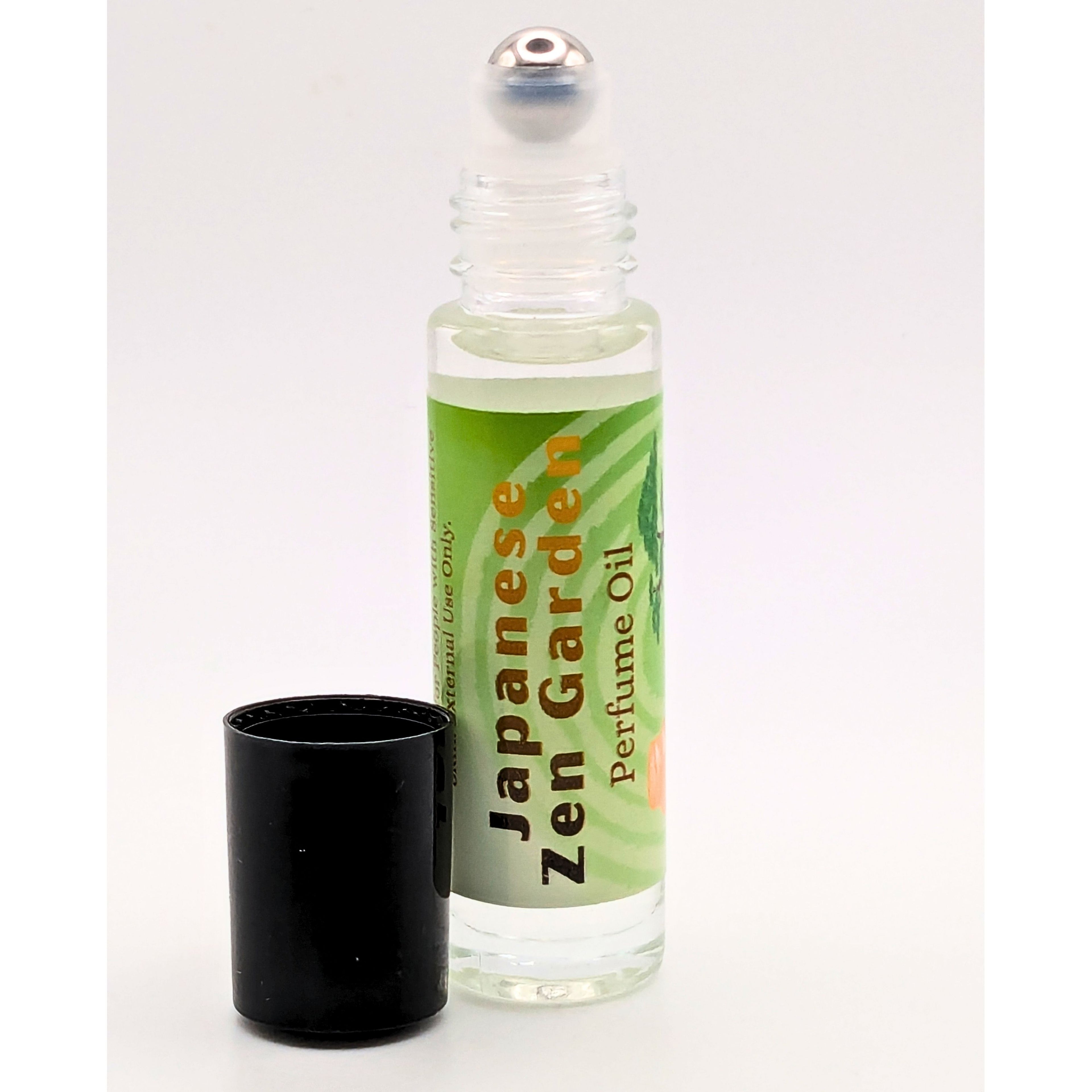Japanese Zen Garden Perfume Oil | Fresh Green Tea Floral Scent | 7 ml Roll On image 4