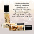 Vanilla Latte Perfume Oil | Coffee & Vanilla Fragrance | Espresso Scent Roll-On image 1