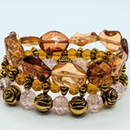 Beaded Bracelets for Women Jewelry Boho Beaded 3 Stacked Set image 4