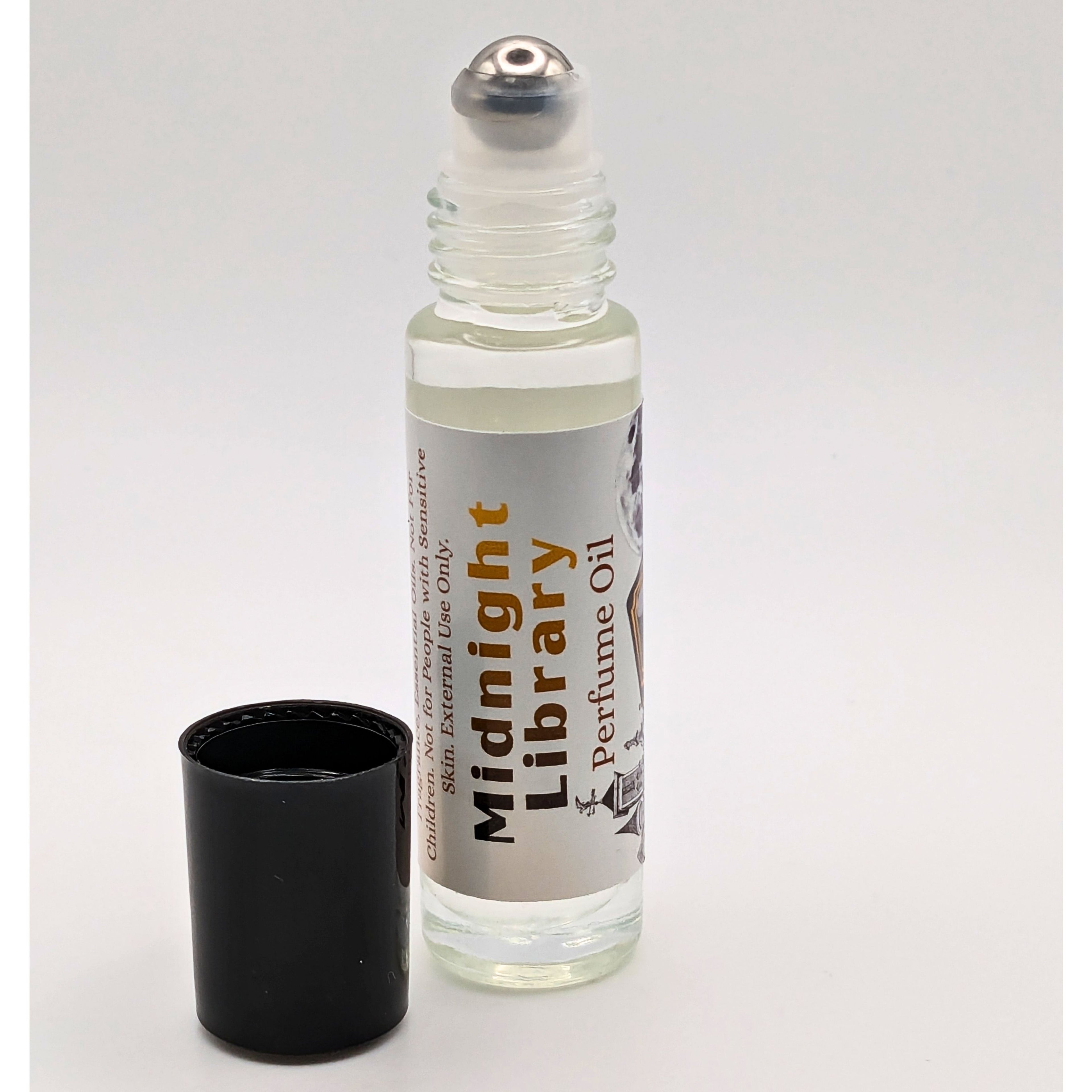 Midnight Library Perfume Oil | Dark Academia Fragrance | Leather, Tobacco image 4