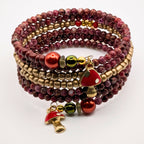 Hedgehog Beaded Wrap Cuff Bracelet image 2