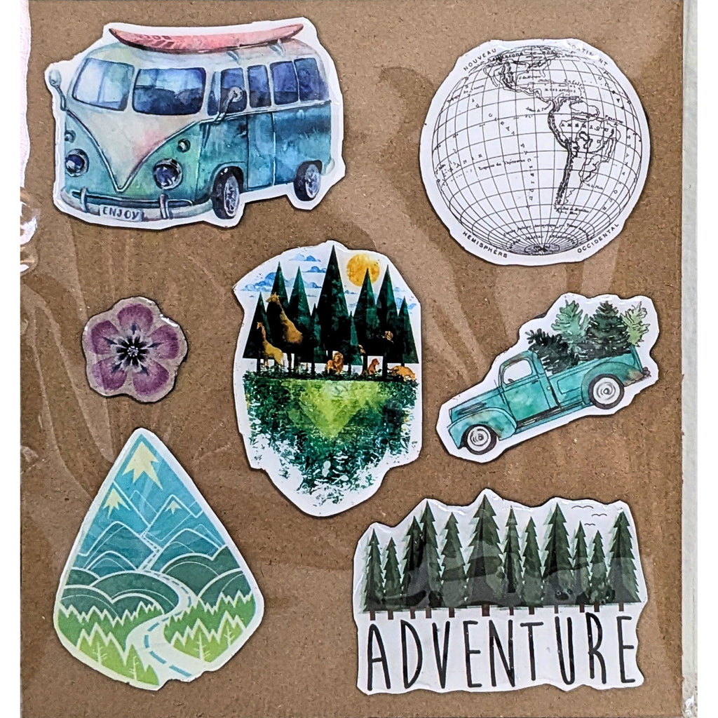 Travel Fridge Magnets – Road Trip Vacation Decor – Road Trip Kitchen Magnets image 1