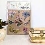Nature Themed Fridge Magnets Kitchen Decor Miniature Flower Magnets Butterfly Re image 2