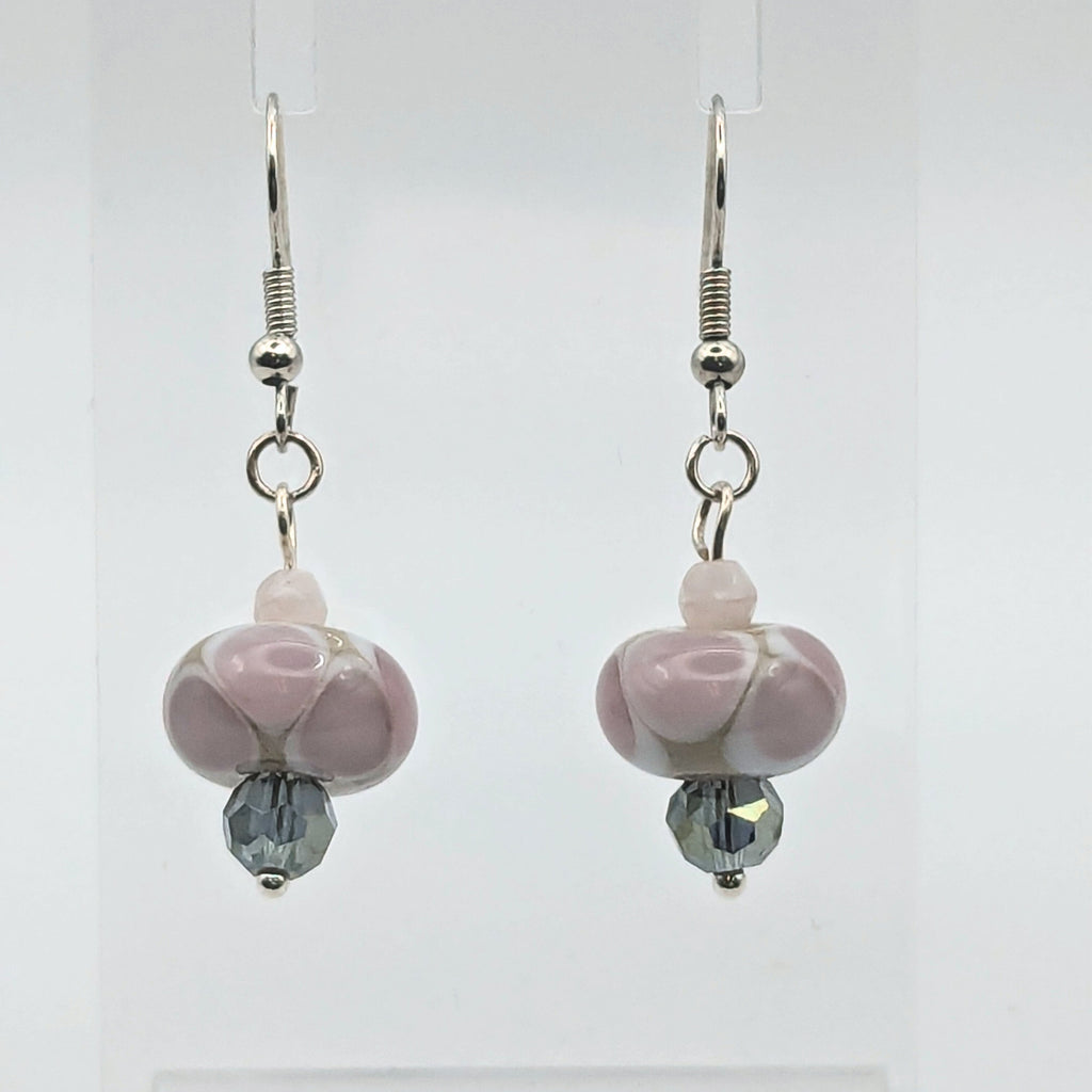 Light Purple Dangle Earrings image 1
