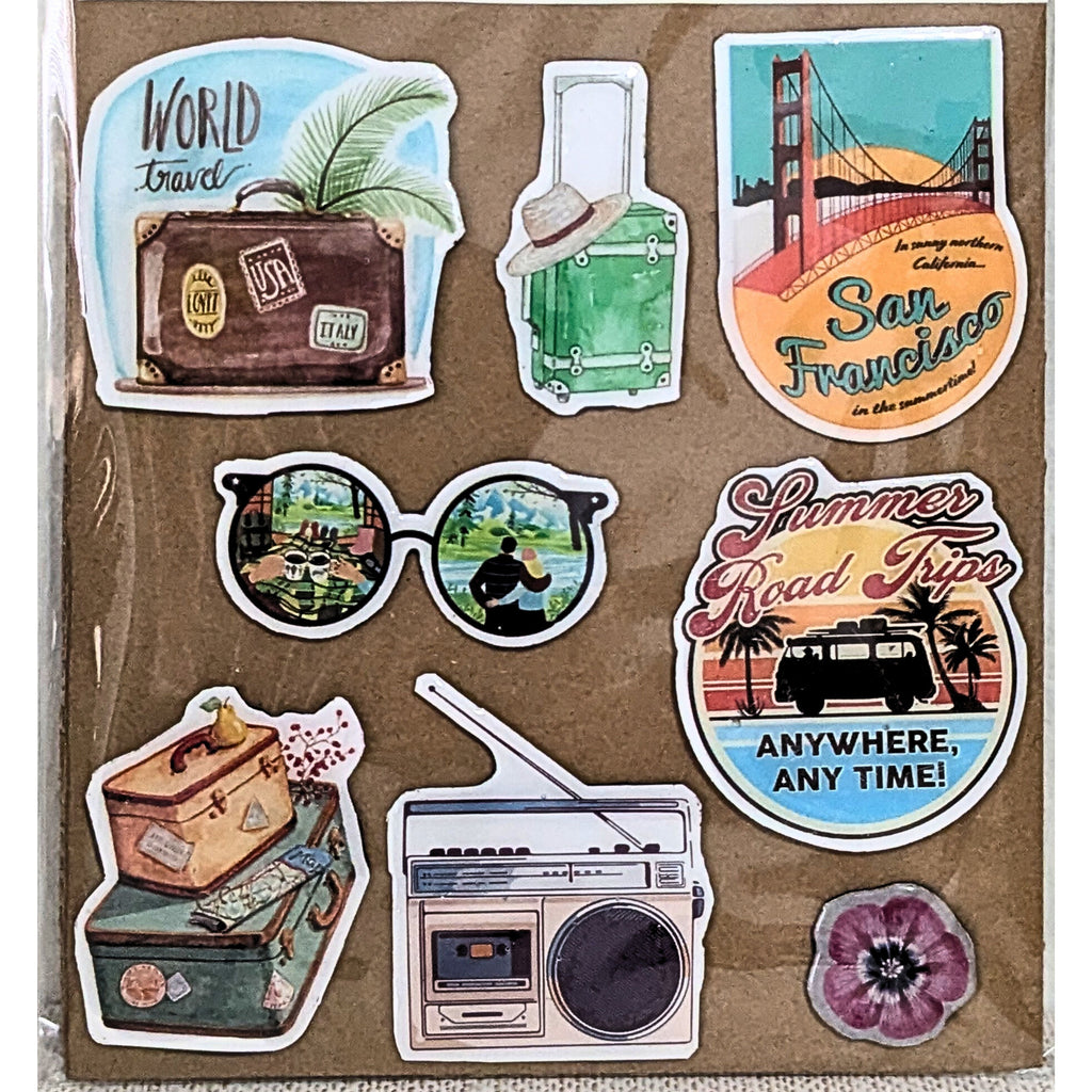 Travel Fridge Magnets – California Vacation Decor – Road Trip Kitchen Magnets image 1