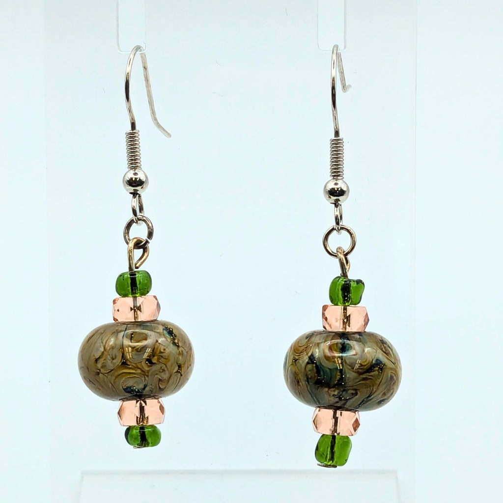 Sage Green Dangle Earrings image 3