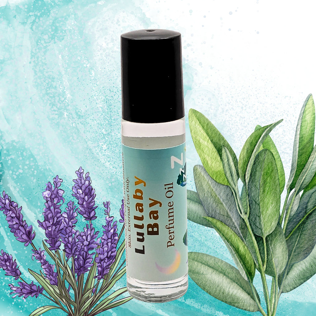 Lullaby Bay Perfume Oil | Sea Salt, Clary Sage & Lavender Fragrance Roll-On 7ml image 2