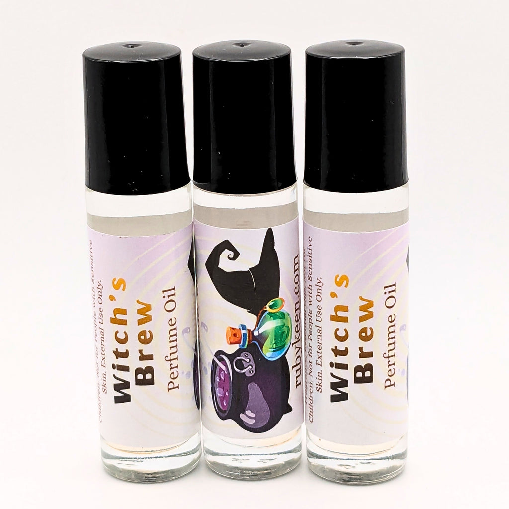Witch's Brew Perfume Oil | Mystical Herbal Fragrance | Citrus & Clary Sage image 4