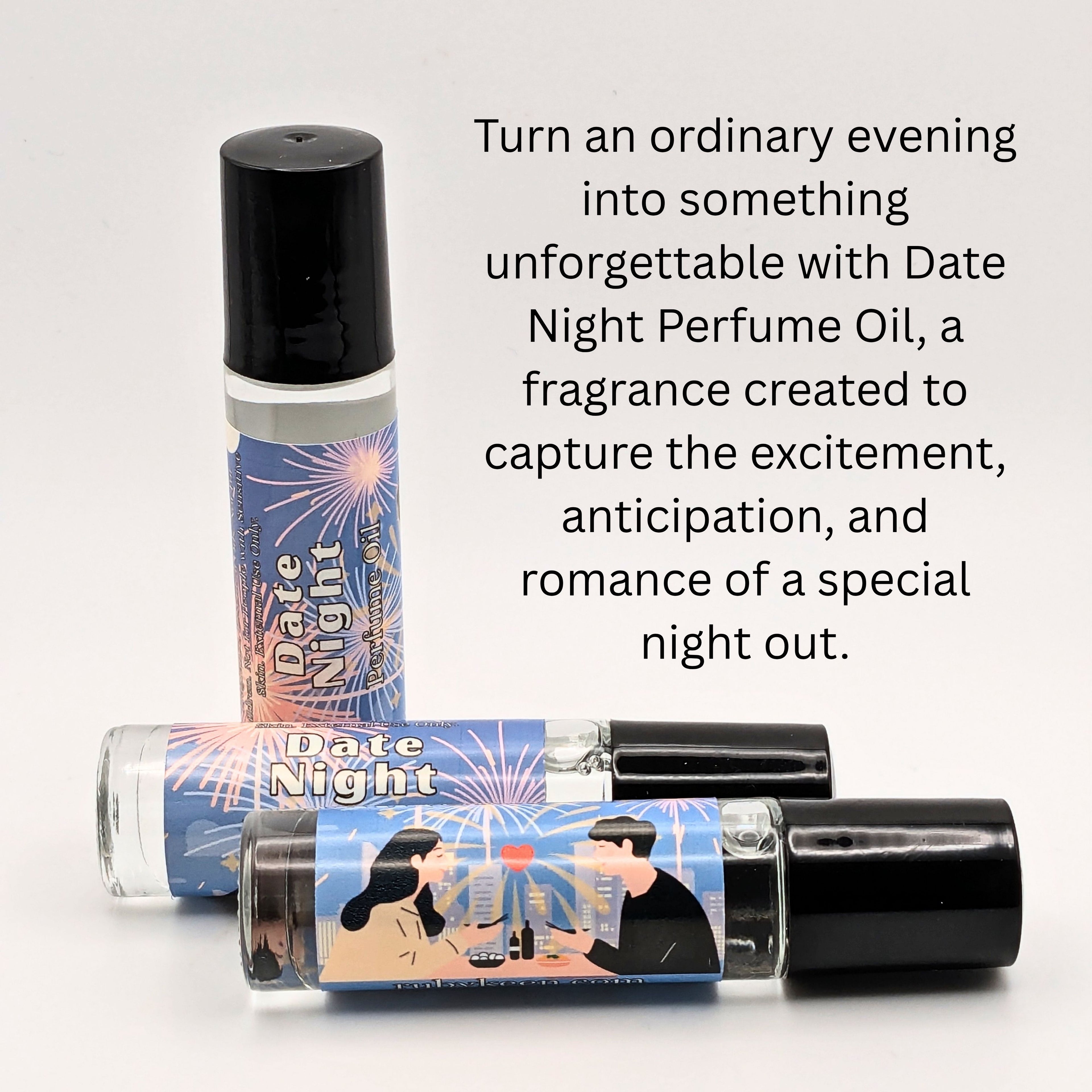 Date Night Perfume Oil | Romantic Peach, Vanilla Sugar and White Floral Scent image 1