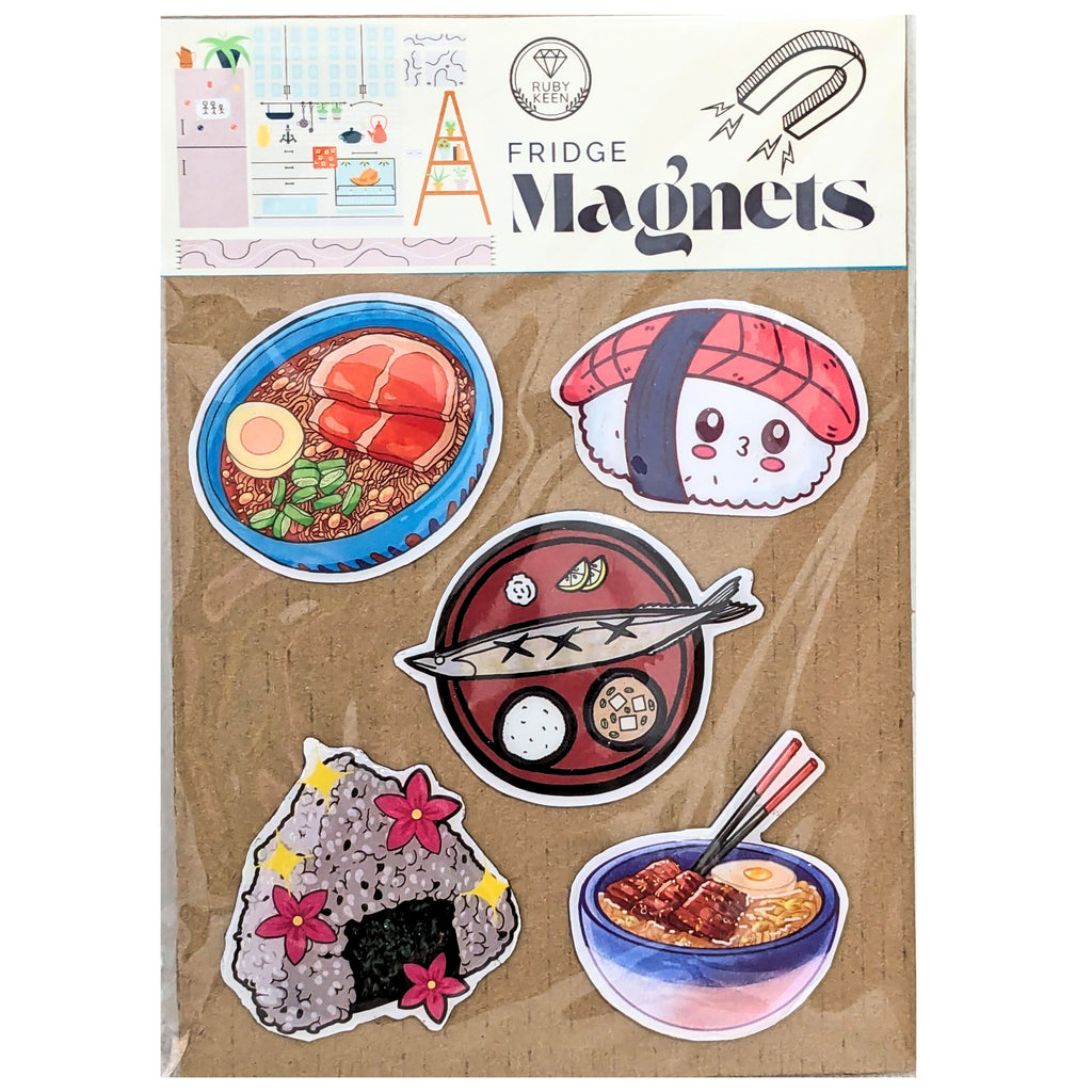 Ramen Themed Fridge Magnets Kitchen Decor Miniature Food Magnets image 0