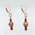 Pink Dainty Dangle Earrings image 0