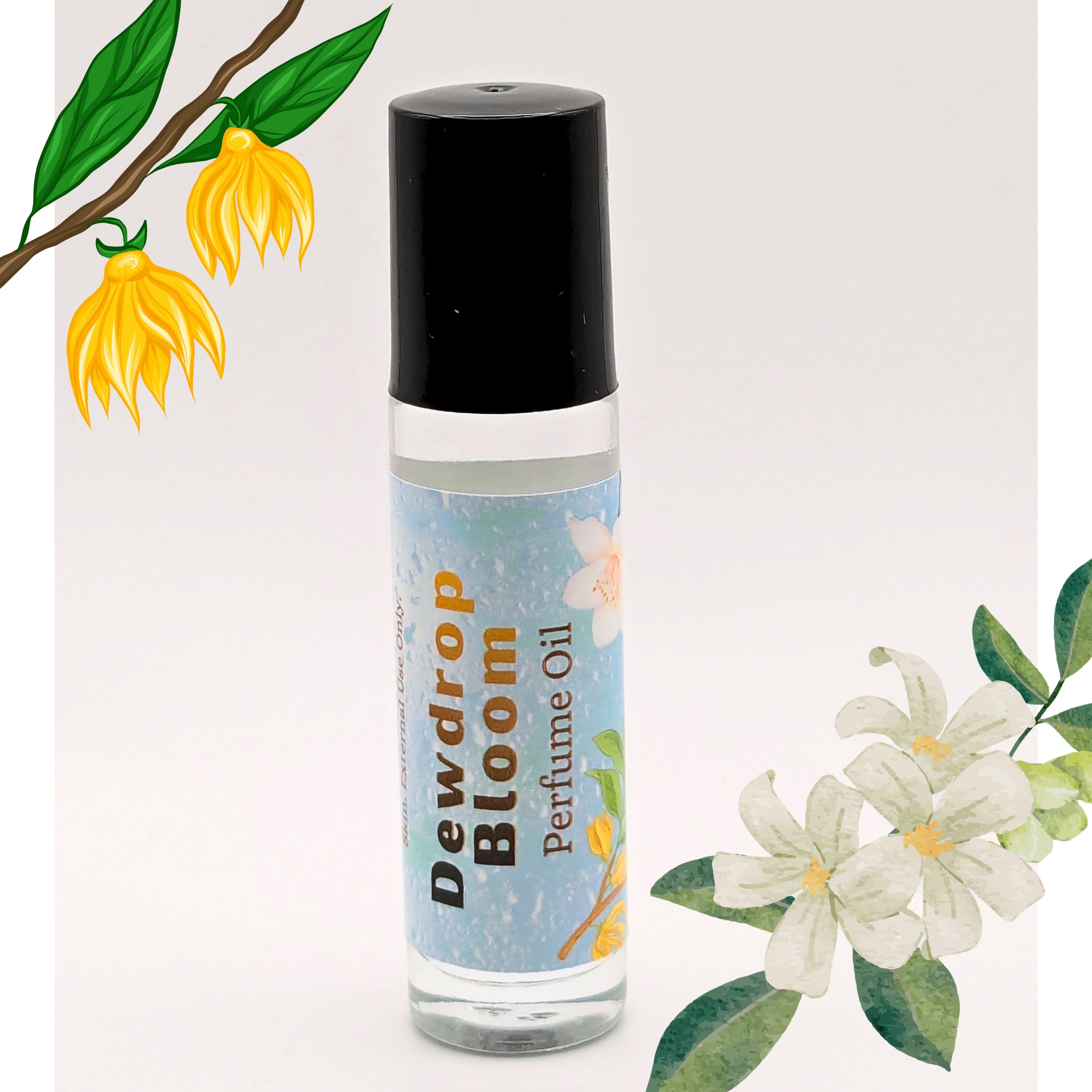 Dewdrop Bloom Perfume Oil | Pear Honey Floral Scent | 10ml Roll On Fragrance image 3