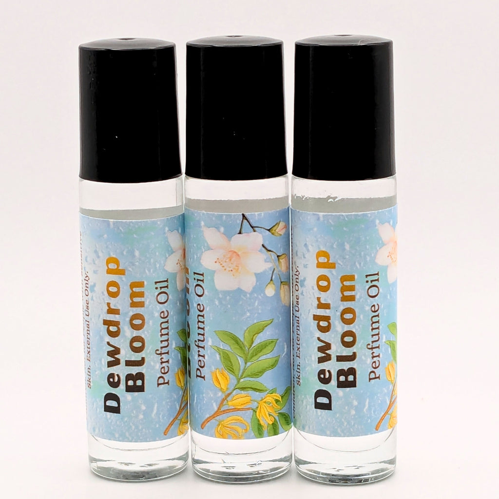 Dewdrop Bloom Perfume Oil | Pear Honey Floral Scent | 10ml Roll On Fragrance image 4