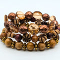 Beaded Bracelets for Women Jewelry Boho Beaded 3 Stacked Set image 0