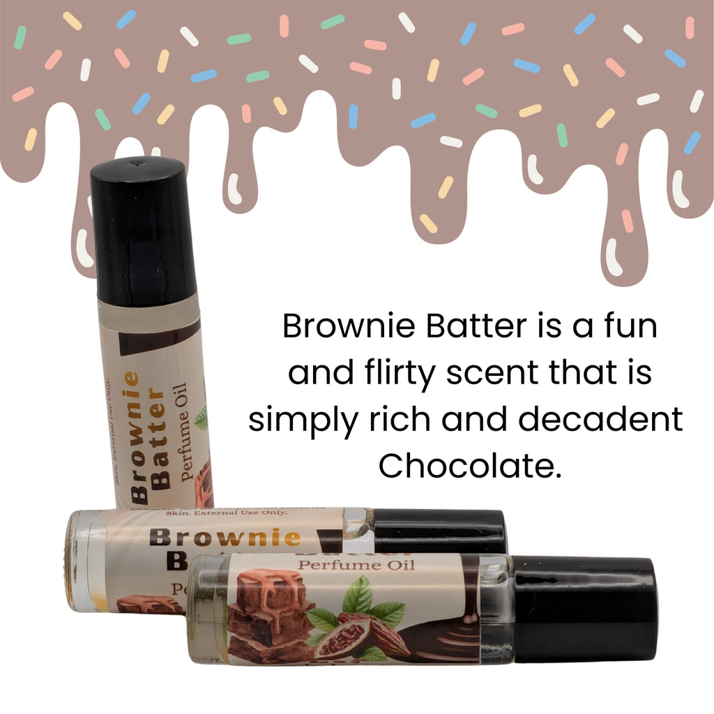 Brownie Batter Perfume Oil | Chocolate Gourmand Layering Scent | 7ml Roll On image 1