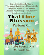 Thai Lime Blossom Perfume Oil | Tropical Lime and Pineapple Fragrance image 5