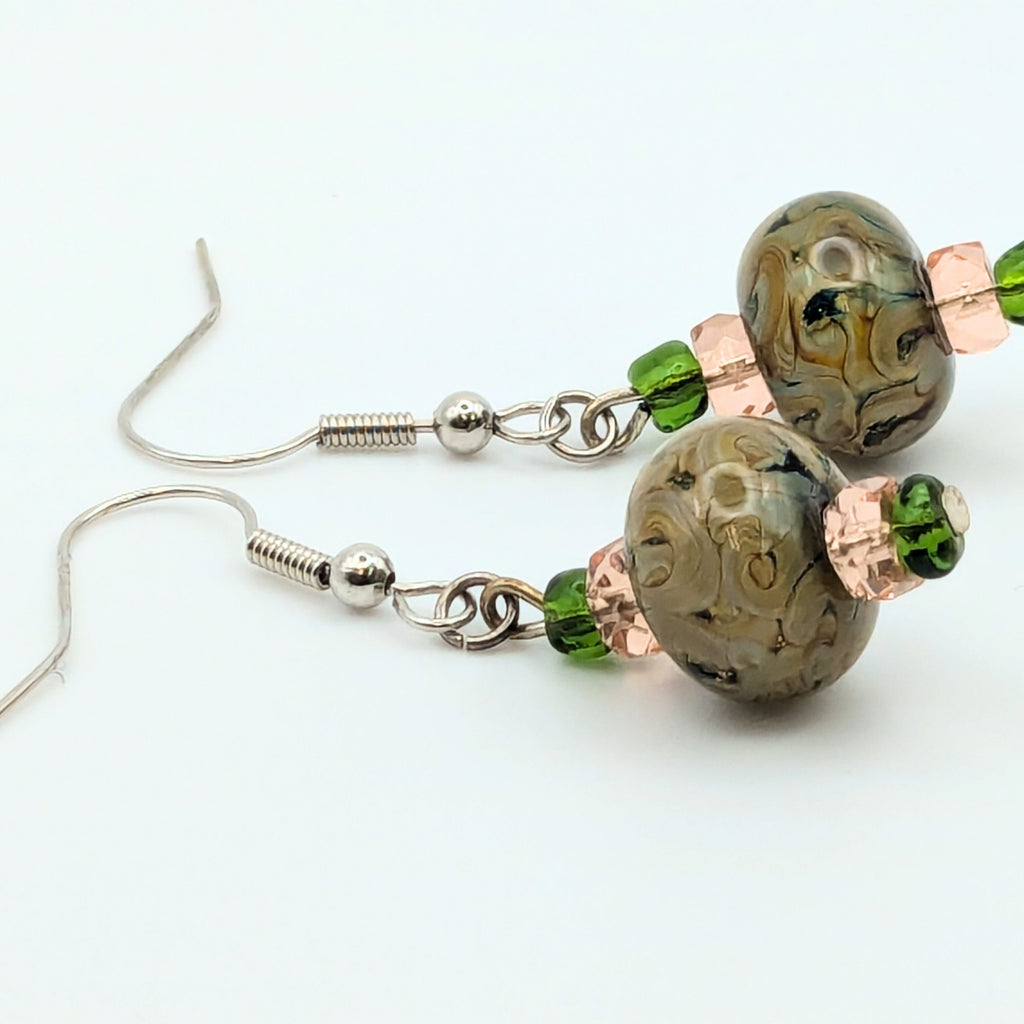 Sage Green Dangle Earrings image 4