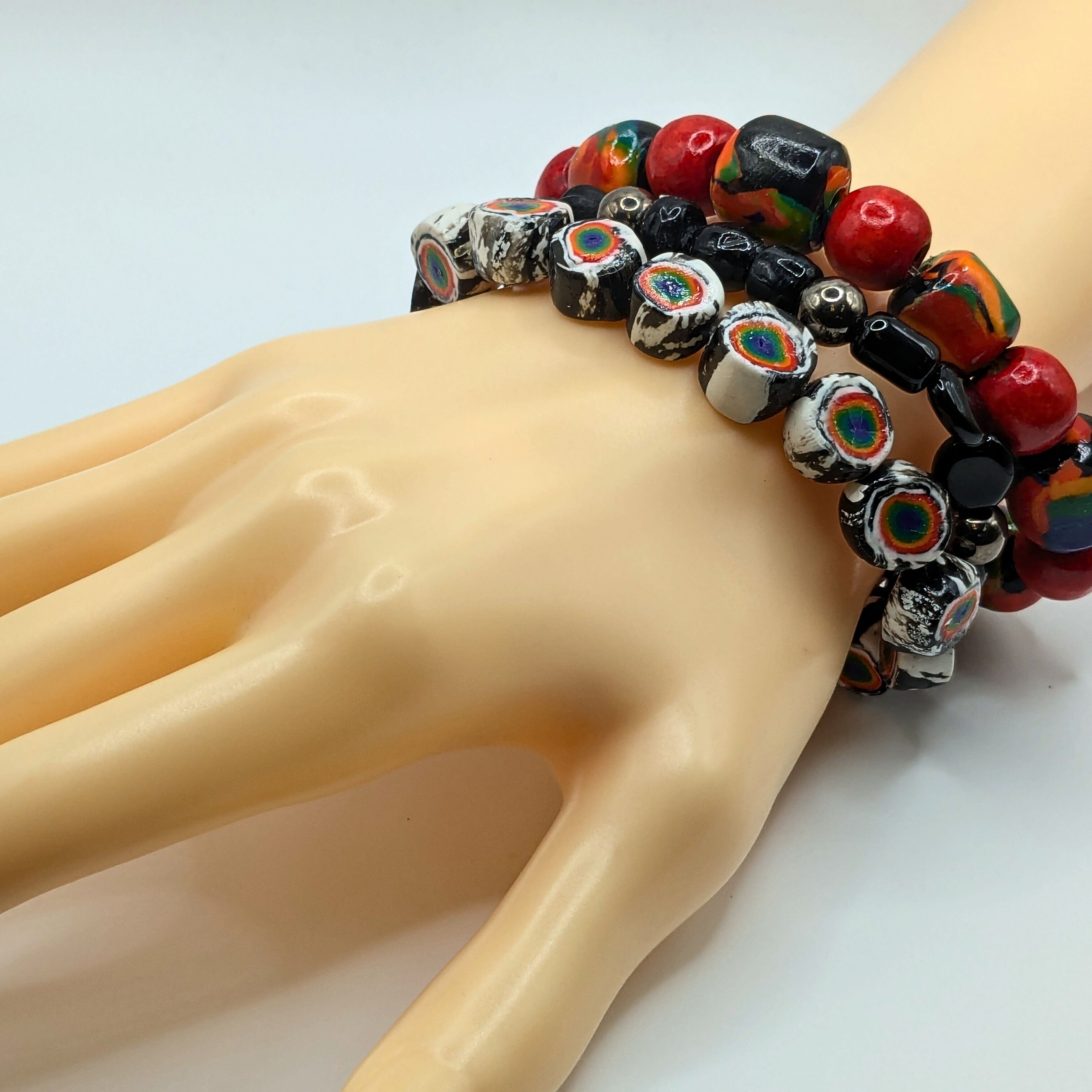 Beaded Bracelets for Women Trendy Jewelry Boho Beaded Stacked Bracelet image 1